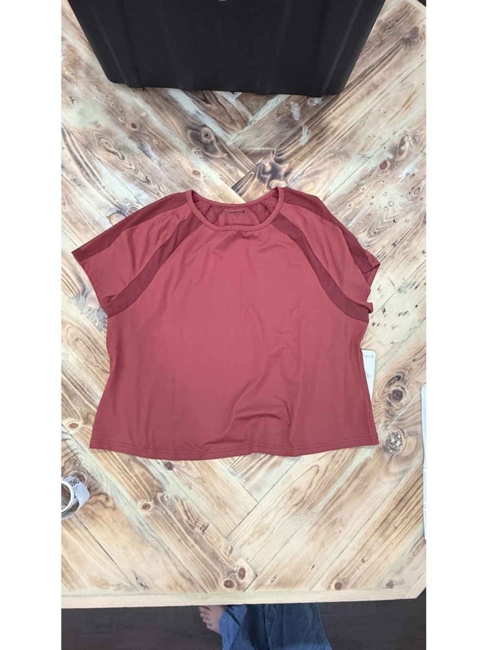 Phoenix Paros Crop Tee Red 0938